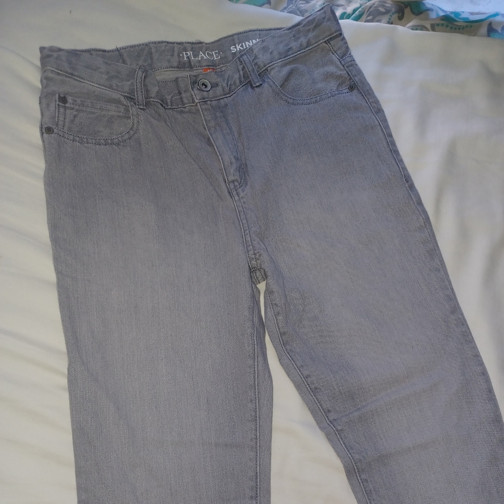 Boys 16 Gray Children's Place Skinny Jeans
